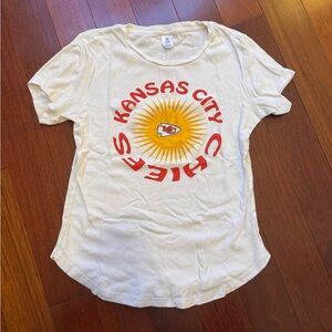 Kansas City Chiefs White Graphic Tee